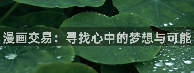 彻夜之歌拷贝漫画：漫画交易：寻找心中的梦想与可能